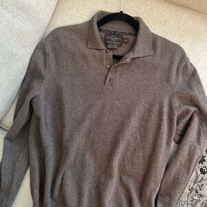 Black Brown 1826 Italian Wool Sweater